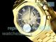 Best cloned HBF factory Audemars Piguet Royal Oak 50th Anniversary Gold Stainless Steel Men's Watch (4)_th.jpg